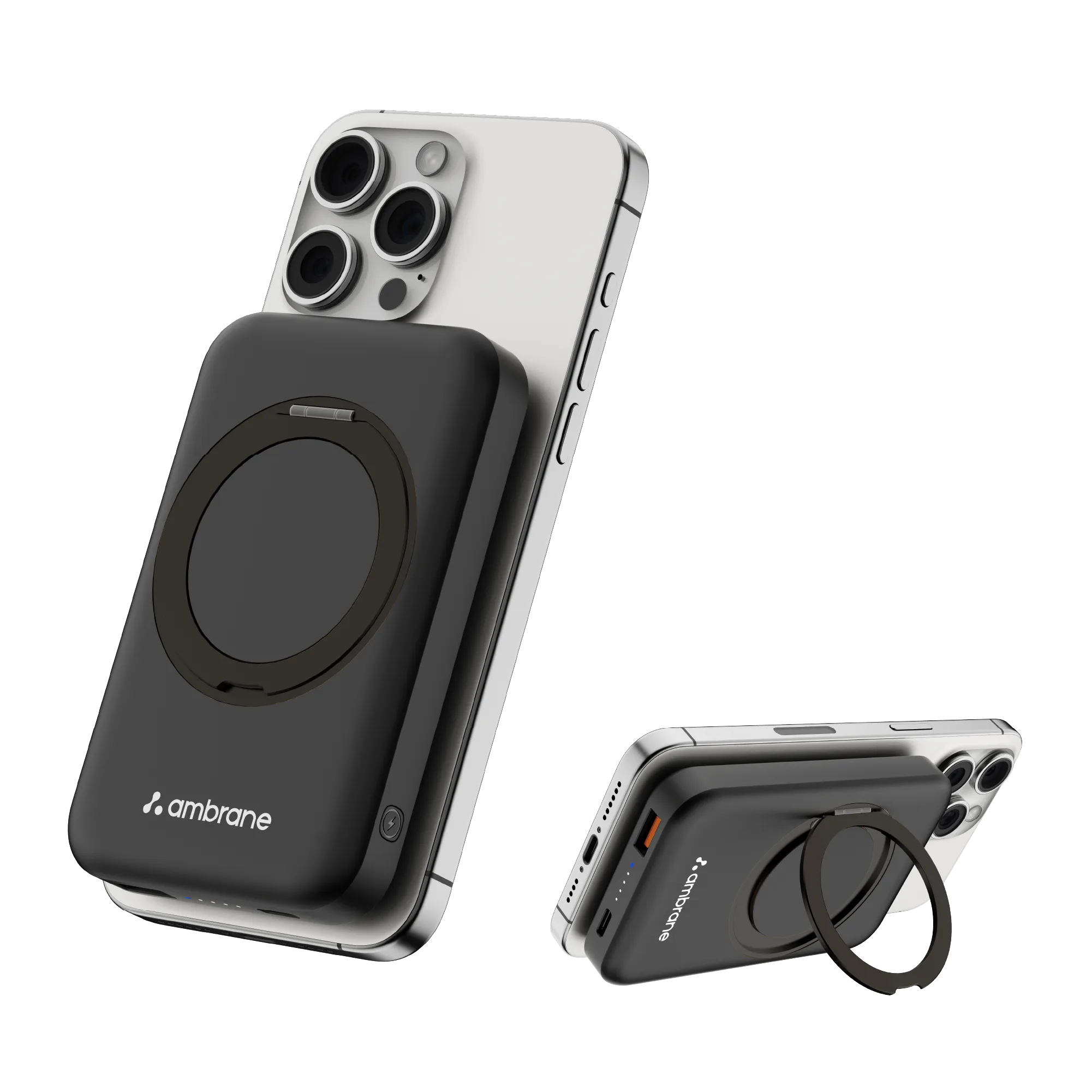 Magnetic wireless car mount charger – Ambrane India